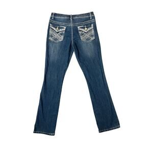 Vintage Y2K MUDD Low-rise Flare Bootcut Jeans Embellished Rhinestone Western